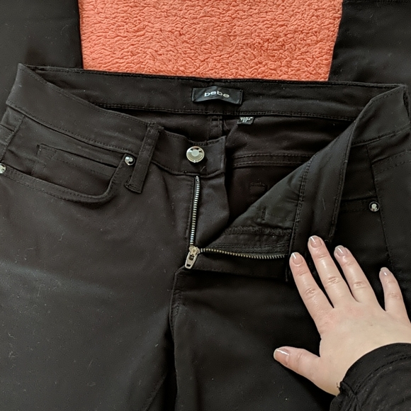 bebe mid rise jeans - Picture 3 of 4